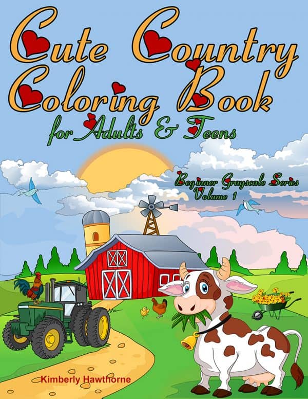 cute country vol 1 beginner grayscale