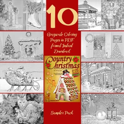 coloring pages country christmas coloring pages country christmas