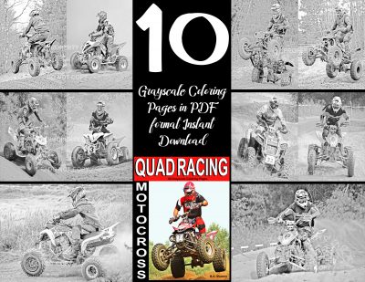 coloring pages quad racing coloring pages quad racing