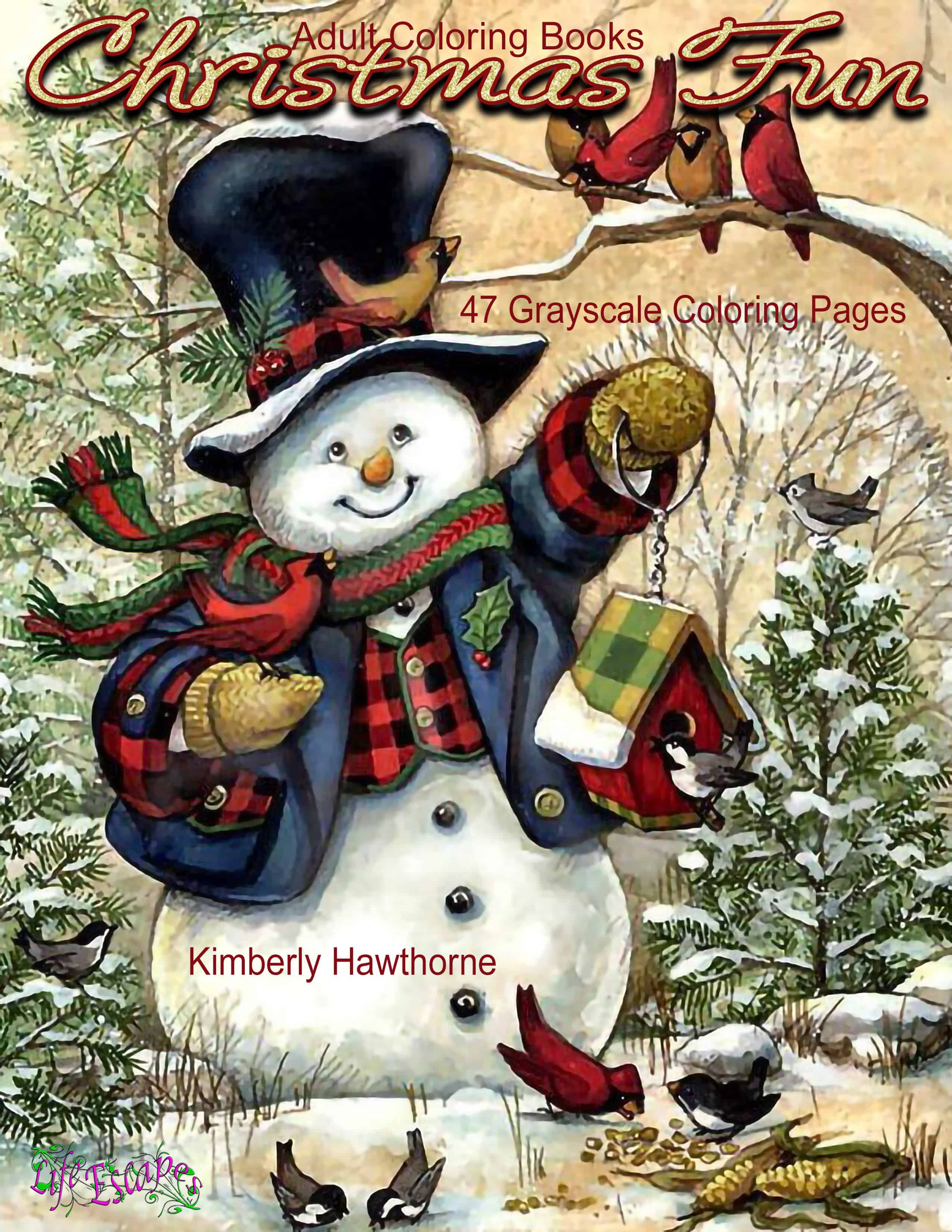 Christmas Fun Adult Coloring Book | Life Escapes Adult Coloring Books PDF