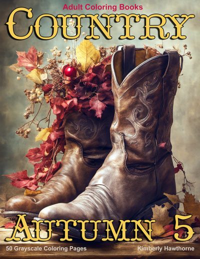 Country Farm Coloring Book : Adult Country Coloring Pages  & Relaxation