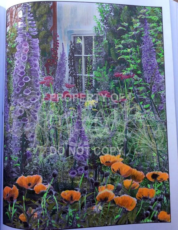 Country Cottage Backyard Gardens Coloring Book For Adults Life