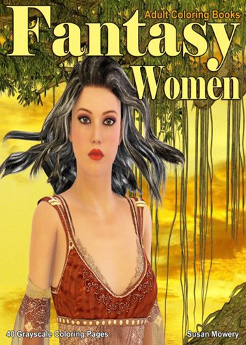 Fantasy-Women-adult-coloring-book Fantasy-Women-adult-coloring-book
