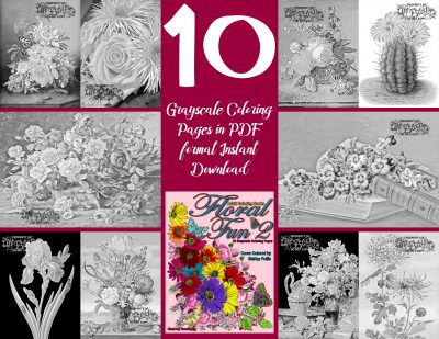 Floral coloring pages Floral coloring pages