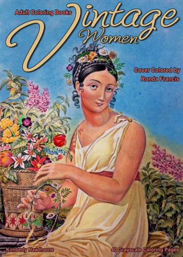 Vintage-Women-adult-coloring-book Vintage-Women-adult-coloring-book