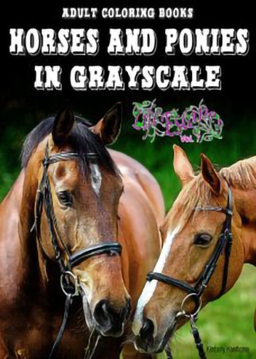 horses ponies adult coloring book horses ponies adult coloring book