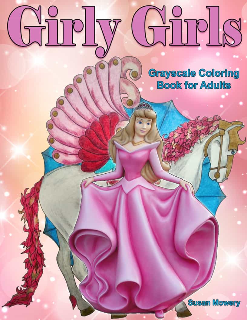 Girly Girls Coloring Book for Adults | Life Escapes Adult ...