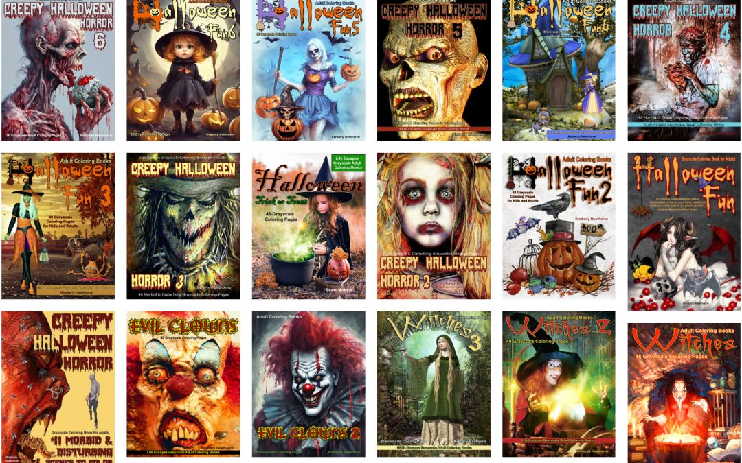 Our Halloween Coloring Books Collection