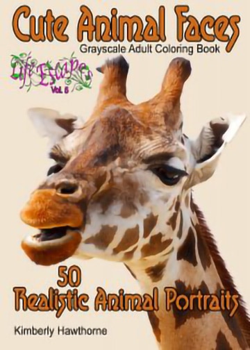 cute animal faces adult coloring book cute animal faces adult coloring book