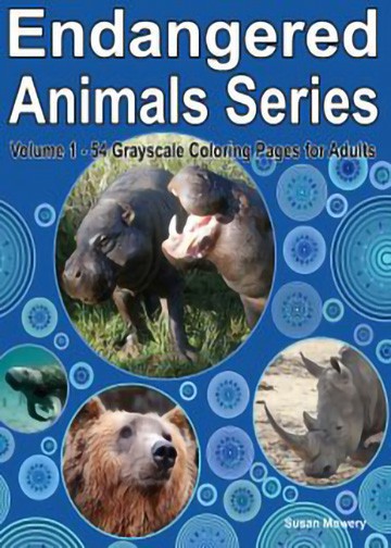 endangered animals adult coloring book endangered animals adult coloring book